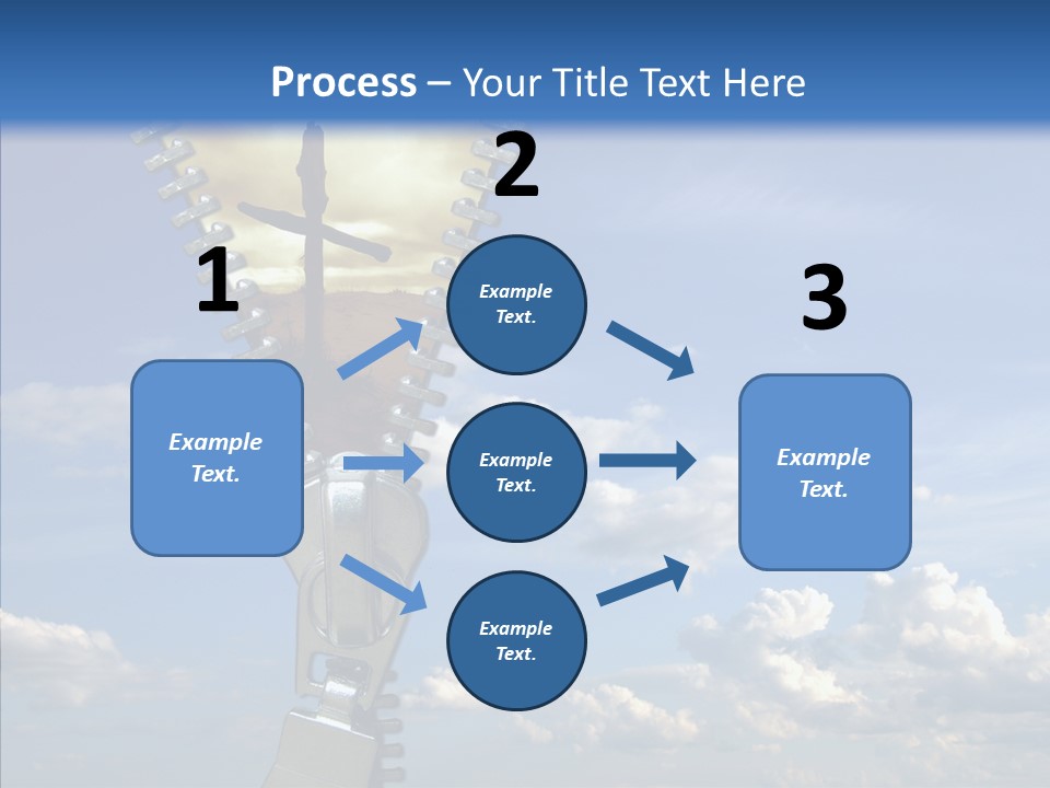 Zipper Conceptual Zip PowerPoint Template