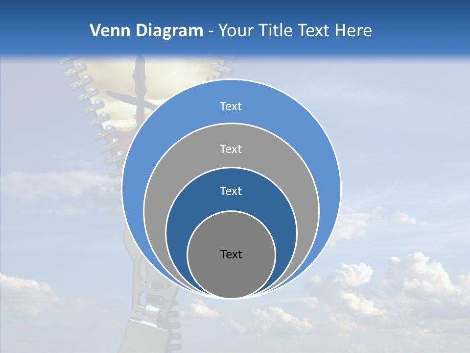 Zipper Conceptual Zip PowerPoint Template
