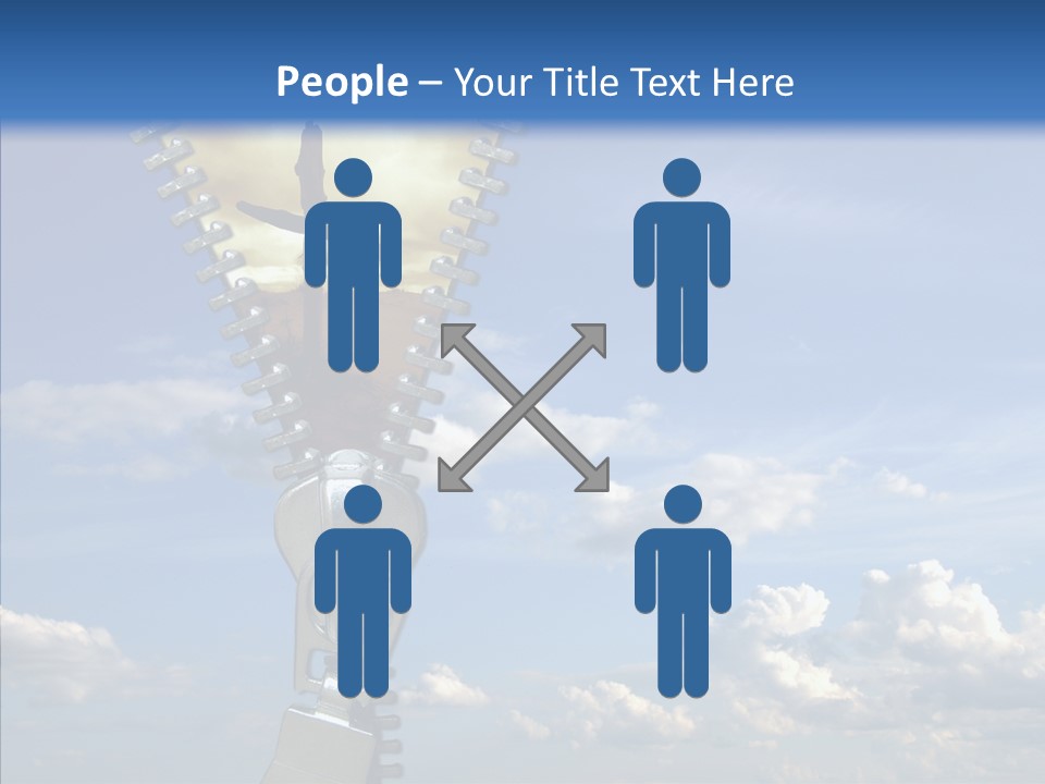 Zipper Conceptual Zip PowerPoint Template