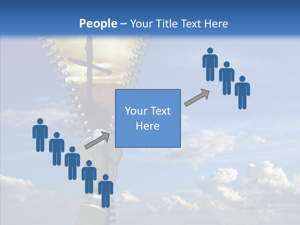 Zipper Conceptual Zip PowerPoint Template