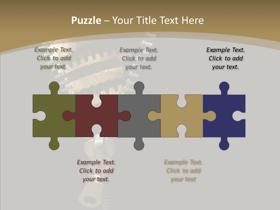 Mechanism Machinery Figurative PowerPoint Template