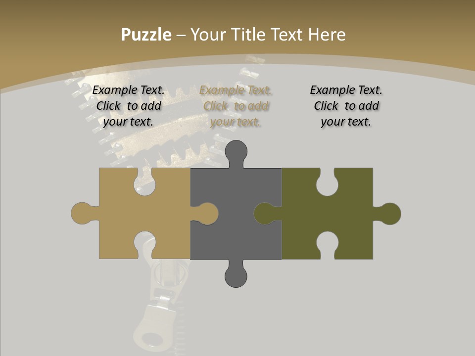 Mechanism Machinery Figurative PowerPoint Template