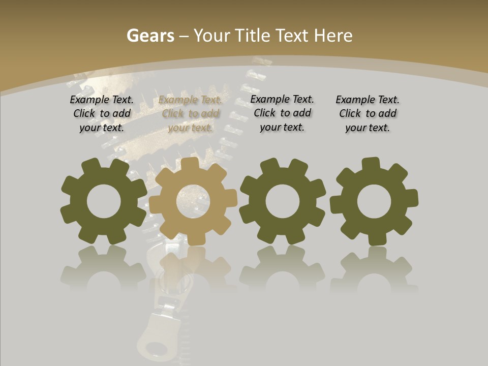 Mechanism Machinery Figurative PowerPoint Template