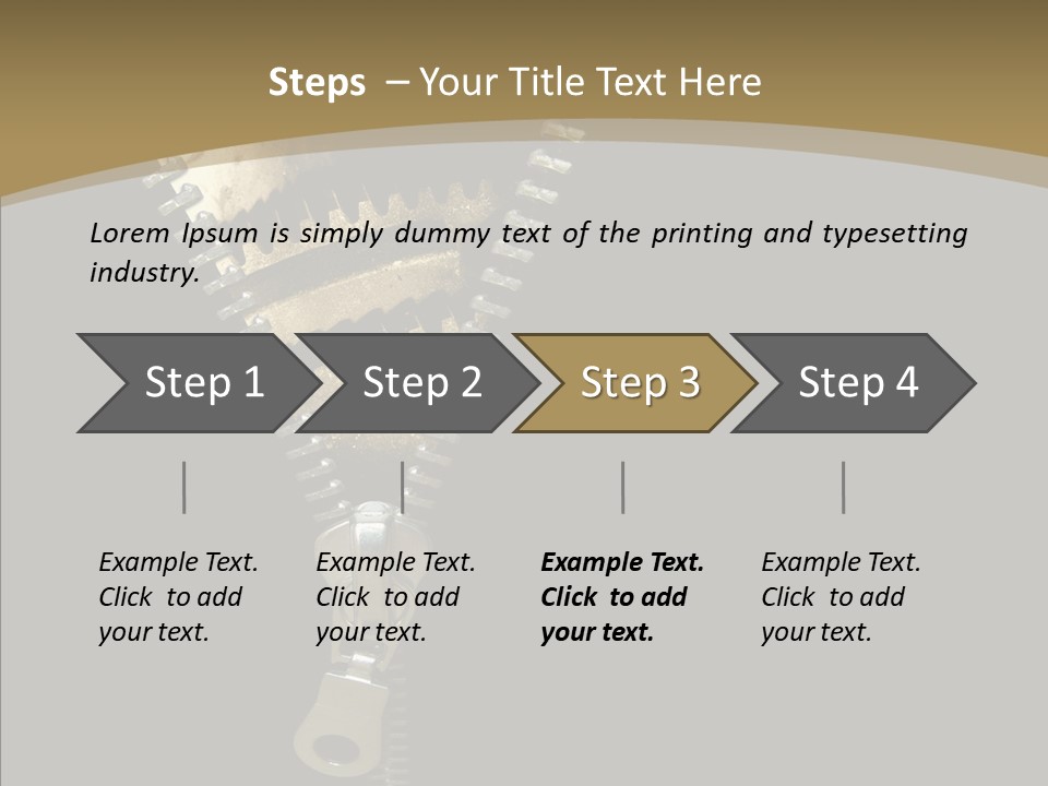 Mechanism Machinery Figurative PowerPoint Template
