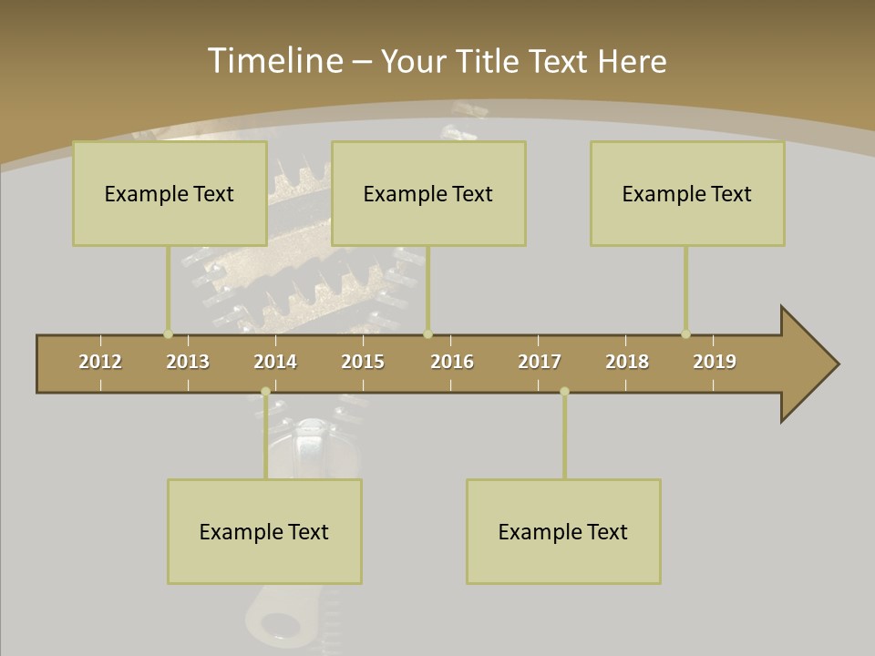 Mechanism Machinery Figurative PowerPoint Template