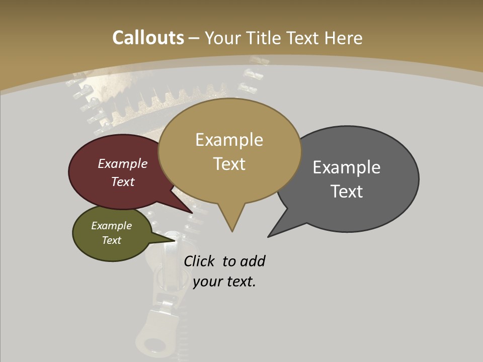 Mechanism Machinery Figurative PowerPoint Template