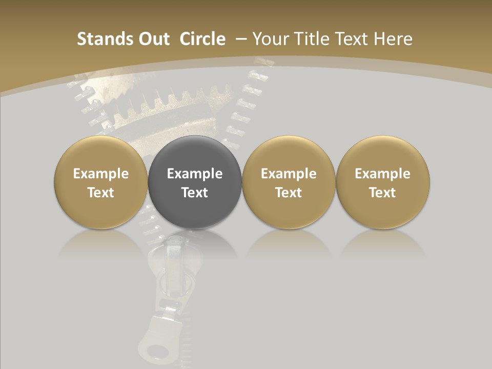 Mechanism Machinery Figurative PowerPoint Template