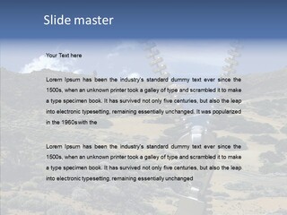 Water Zippo Conceptual PowerPoint Template
