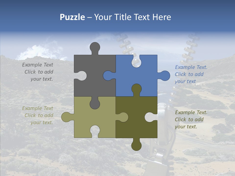 Water Zippo Conceptual PowerPoint Template