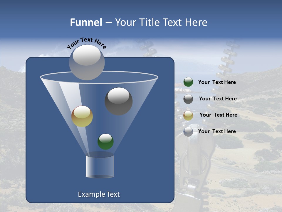 Water Zippo Conceptual PowerPoint Template