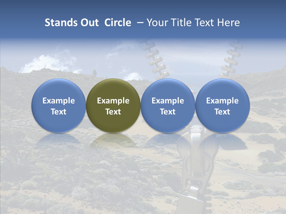 Water Zippo Conceptual PowerPoint Template