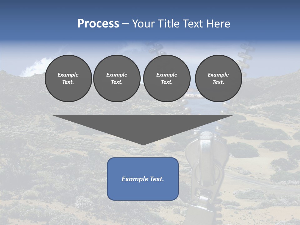 Water Zippo Conceptual PowerPoint Template