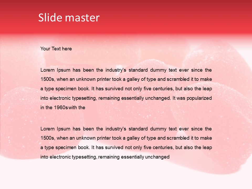 Marmalade Sweet Love PowerPoint Template