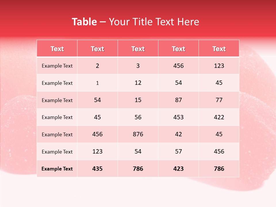 Marmalade Sweet Love PowerPoint Template