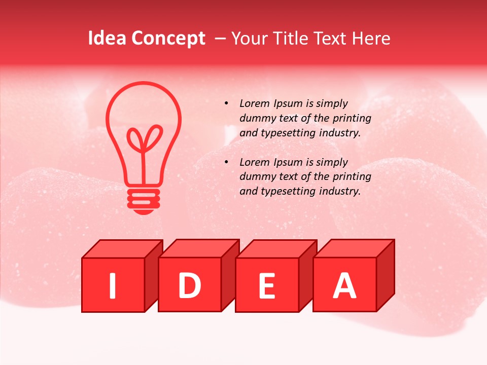 Marmalade Sweet Love PowerPoint Template