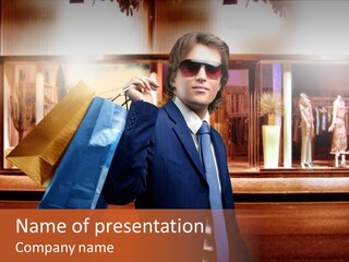 Bag Sale Night PowerPoint Template