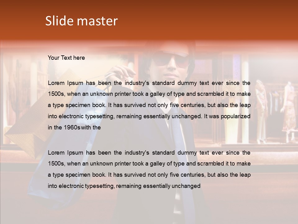 Bag Sale Night PowerPoint Template