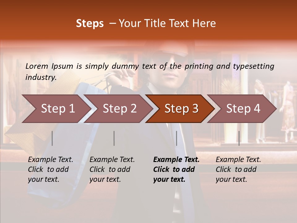 Bag Sale Night PowerPoint Template
