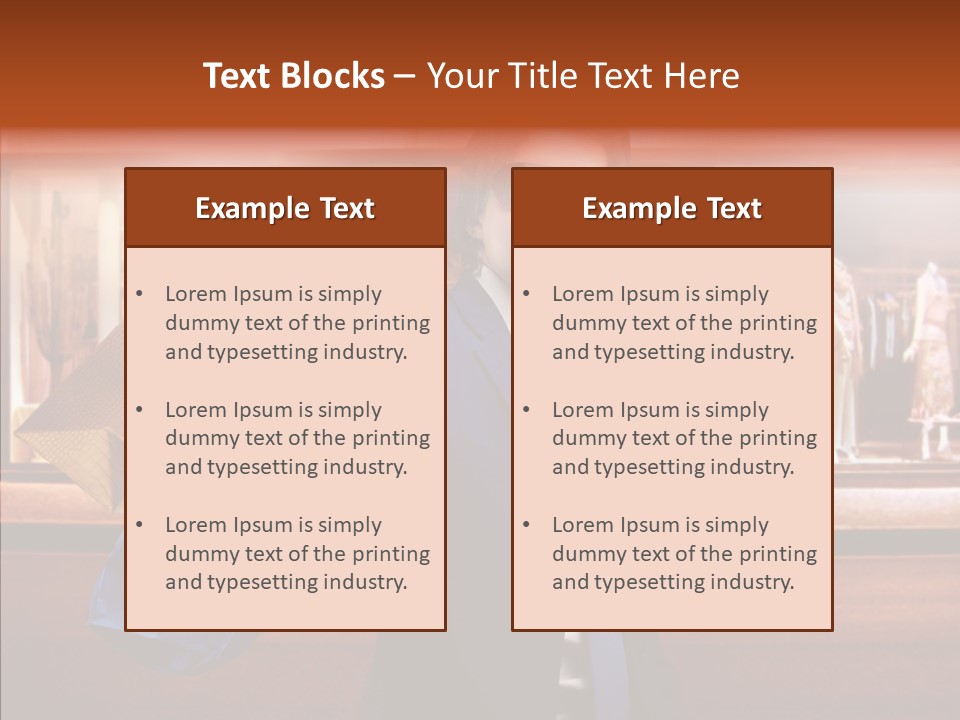 Bag Sale Night PowerPoint Template
