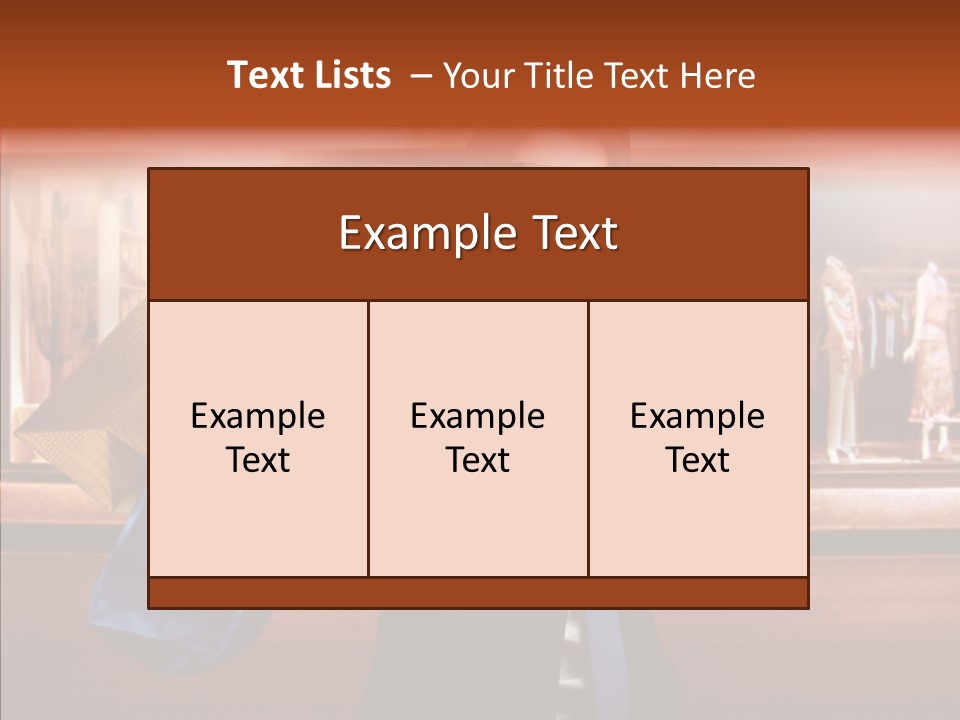 Bag Sale Night PowerPoint Template