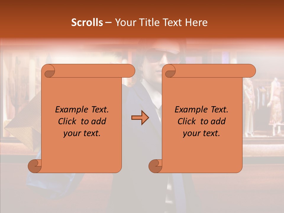 Bag Sale Night PowerPoint Template