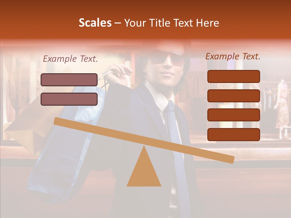 Bag Sale Night PowerPoint Template