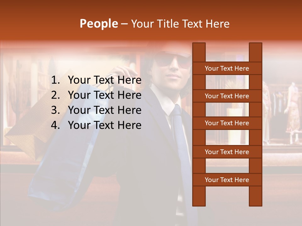 Bag Sale Night PowerPoint Template