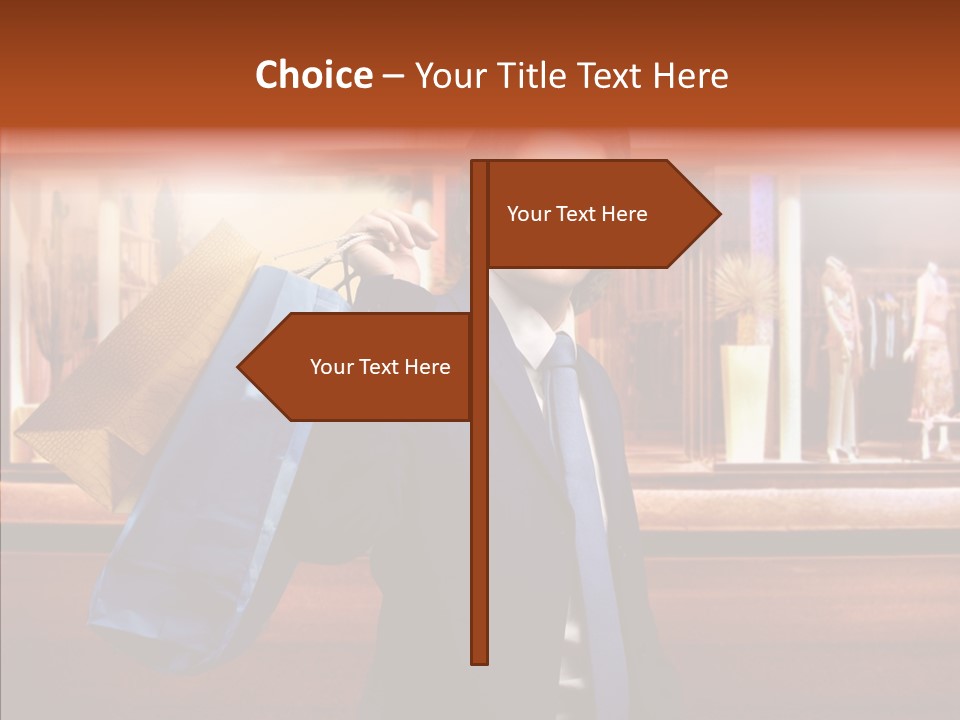 Bag Sale Night PowerPoint Template