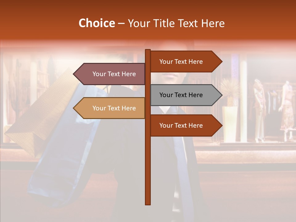 Bag Sale Night PowerPoint Template