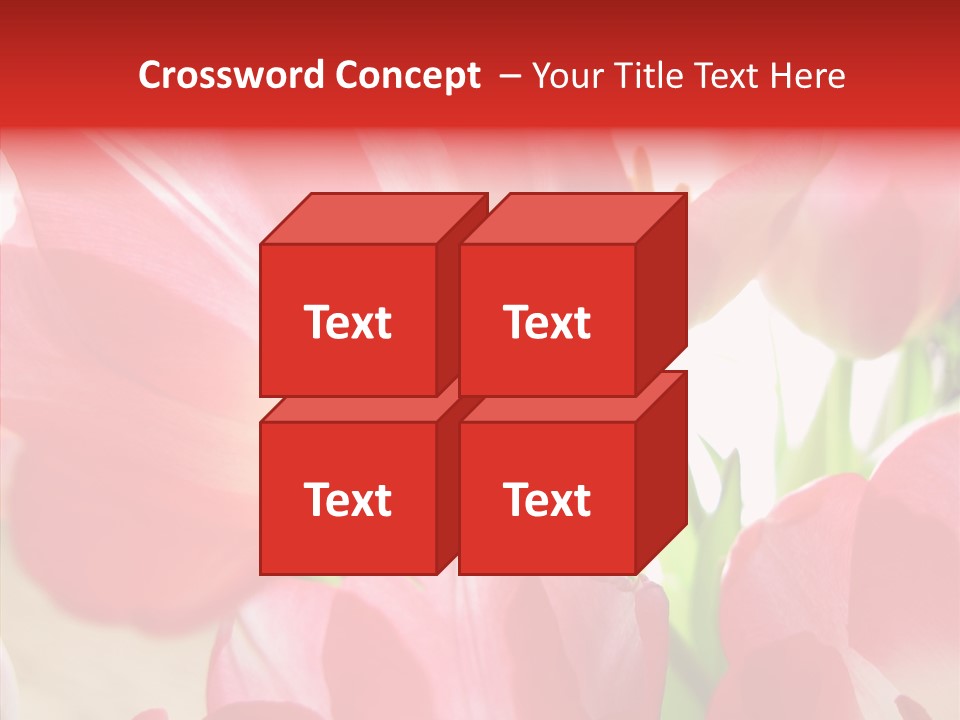 Beautiful Seasonal Arrangement PowerPoint Template