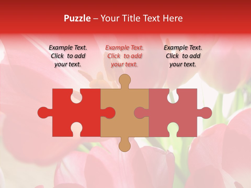 Beautiful Seasonal Arrangement PowerPoint Template