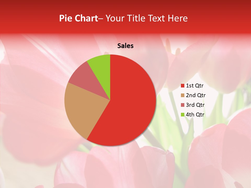 Beautiful Seasonal Arrangement PowerPoint Template