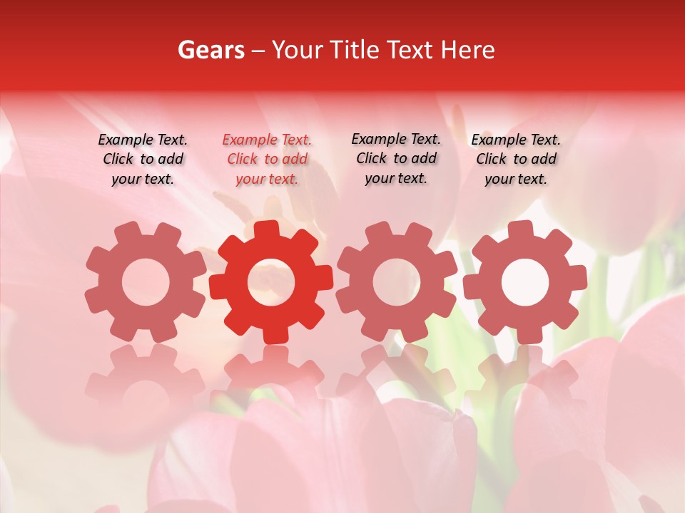 Beautiful Seasonal Arrangement PowerPoint Template