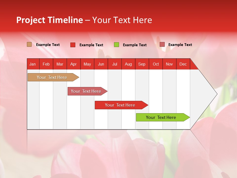 Beautiful Seasonal Arrangement PowerPoint Template