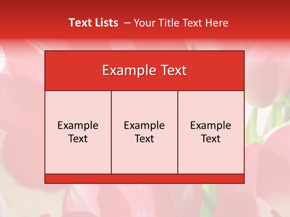 Beautiful Seasonal Arrangement PowerPoint Template