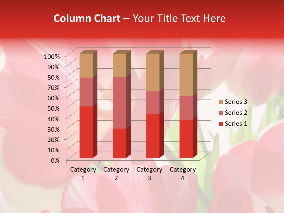 Beautiful Seasonal Arrangement PowerPoint Template