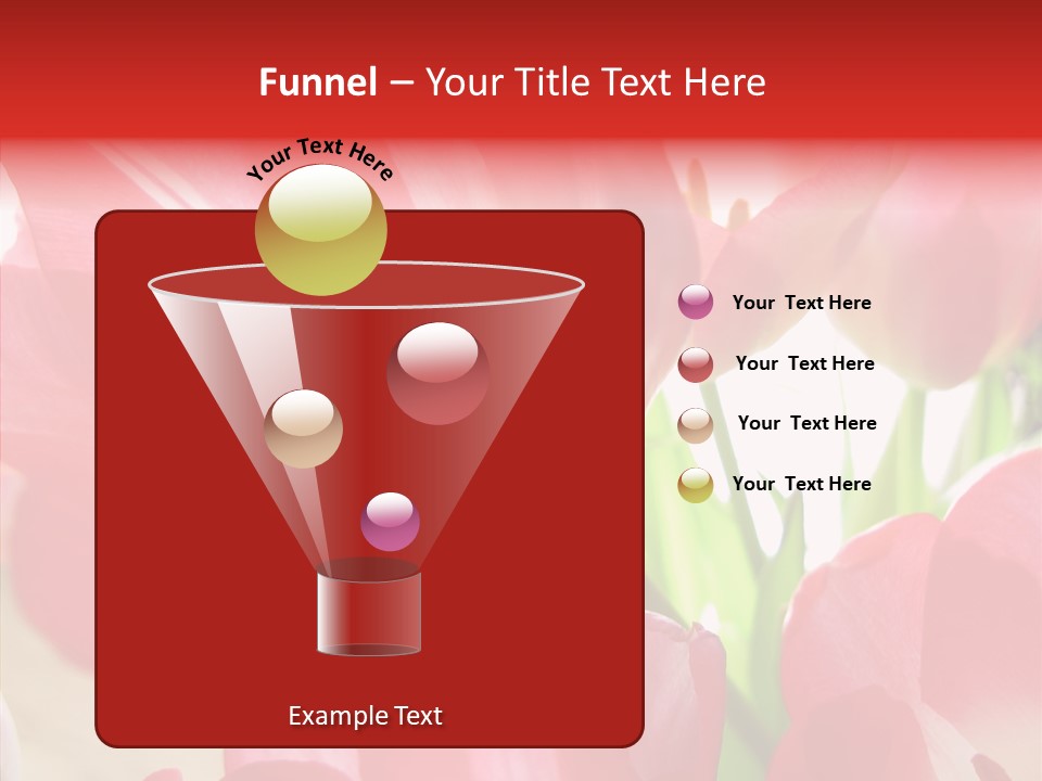 Beautiful Seasonal Arrangement PowerPoint Template