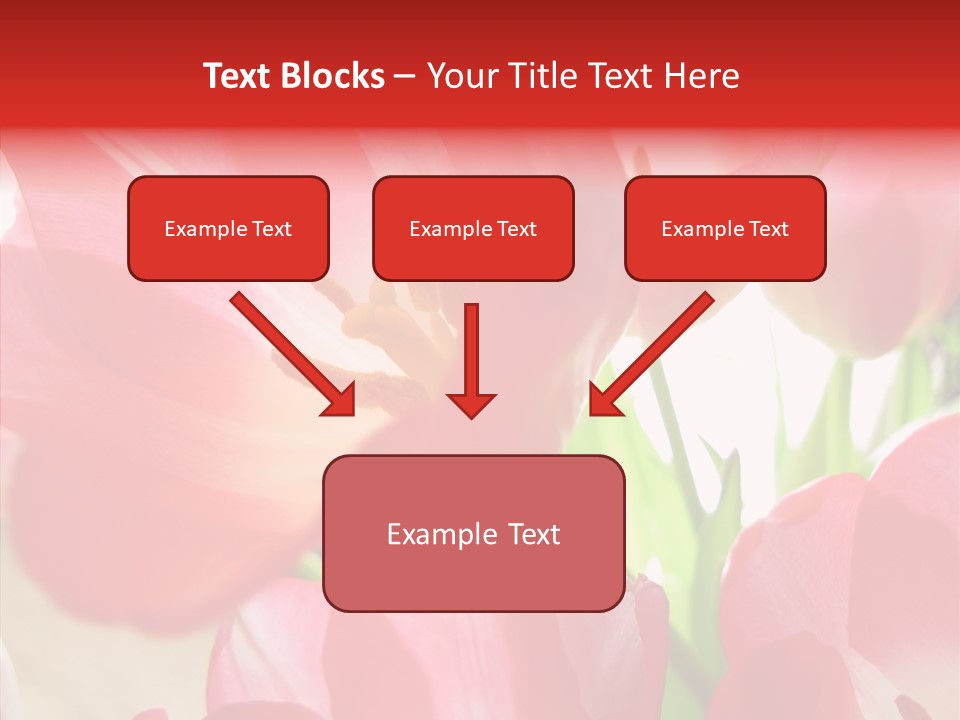 Beautiful Seasonal Arrangement PowerPoint Template