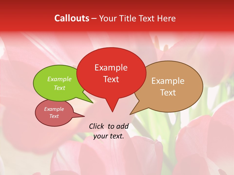 Beautiful Seasonal Arrangement PowerPoint Template