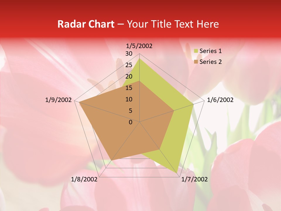 Beautiful Seasonal Arrangement PowerPoint Template