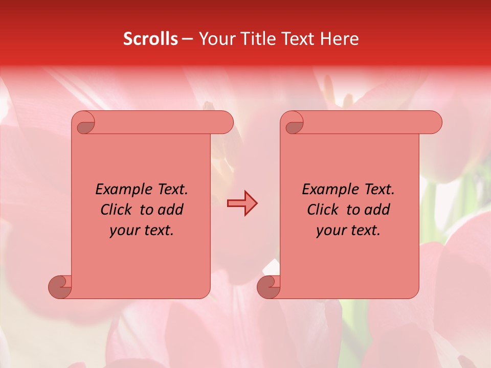 Beautiful Seasonal Arrangement PowerPoint Template
