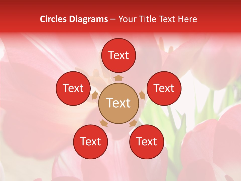Beautiful Seasonal Arrangement PowerPoint Template