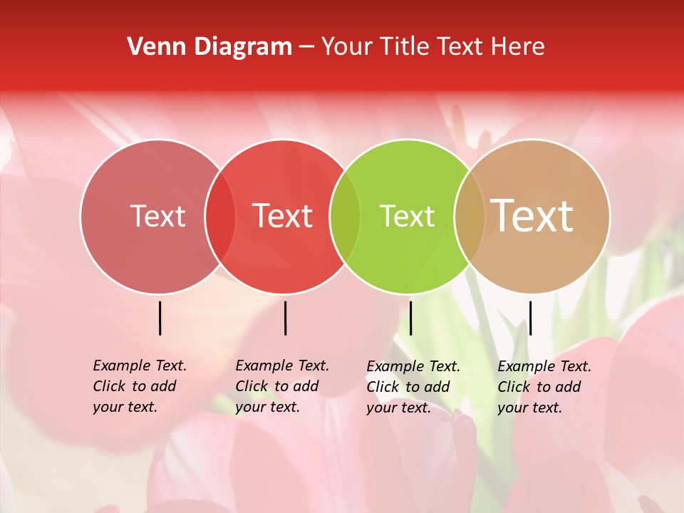 Beautiful Seasonal Arrangement PowerPoint Template