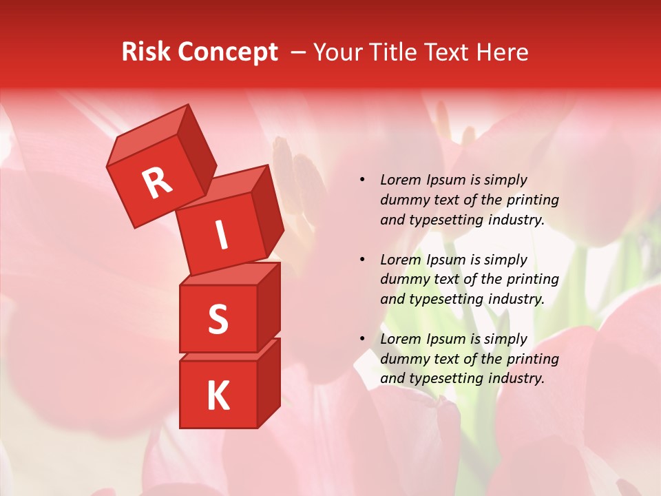 Beautiful Seasonal Arrangement PowerPoint Template