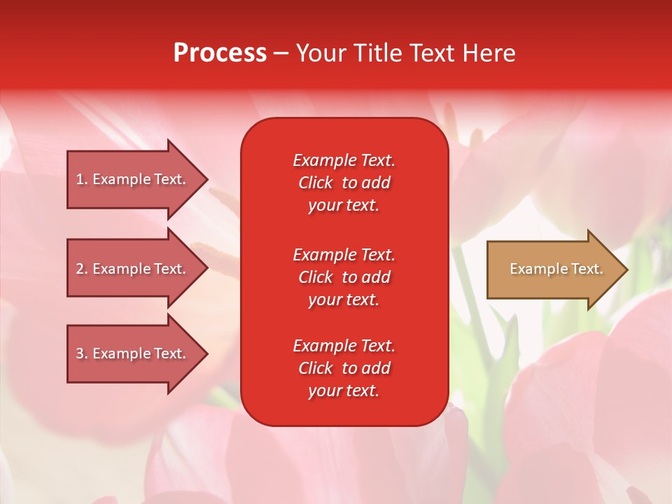 Beautiful Seasonal Arrangement PowerPoint Template