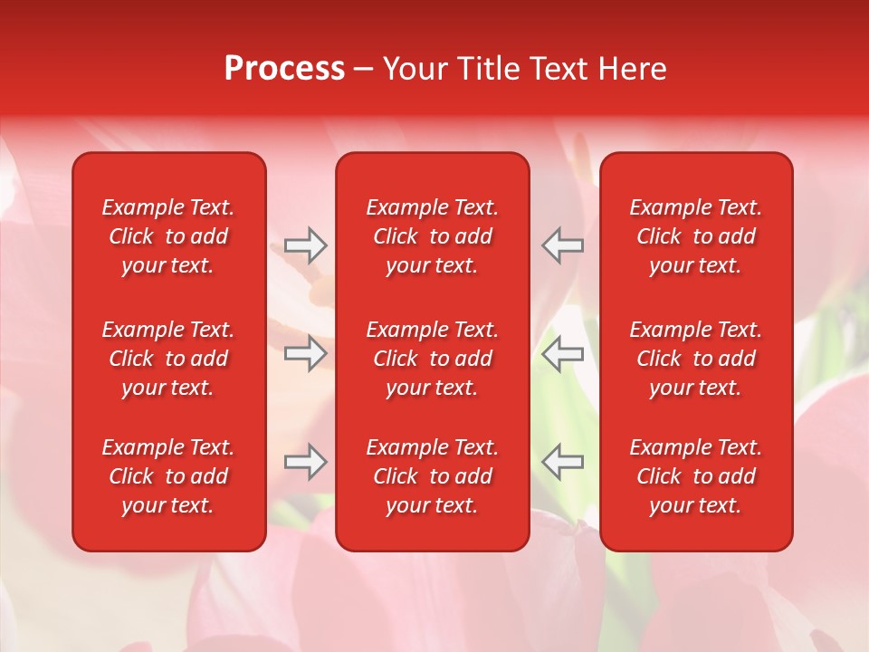 Beautiful Seasonal Arrangement PowerPoint Template