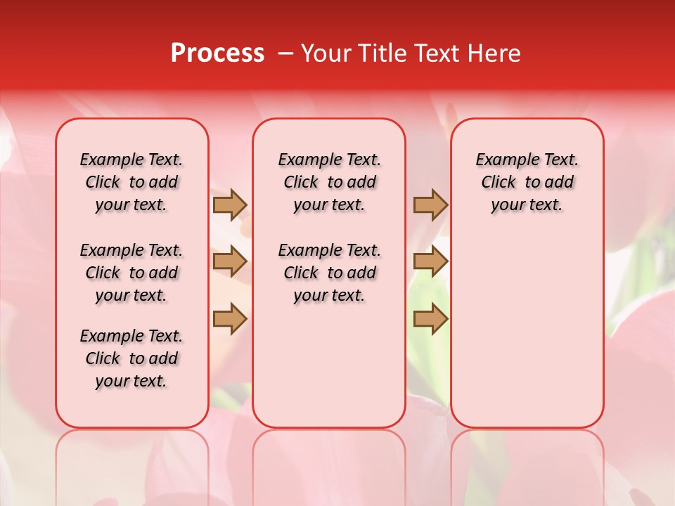 Beautiful Seasonal Arrangement PowerPoint Template