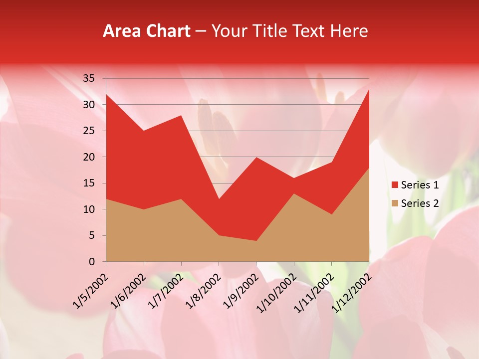 Beautiful Seasonal Arrangement PowerPoint Template