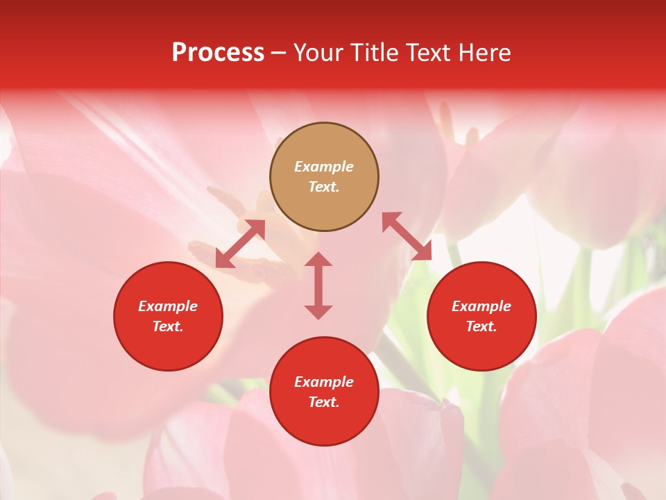 Beautiful Seasonal Arrangement PowerPoint Template