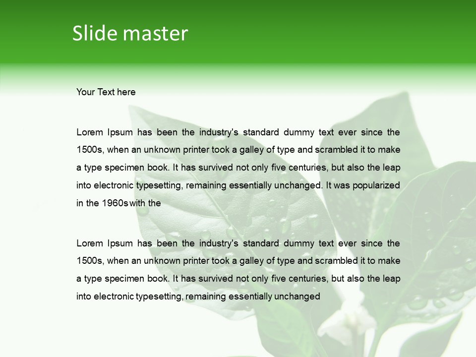 Garden Green Farmland PowerPoint Template